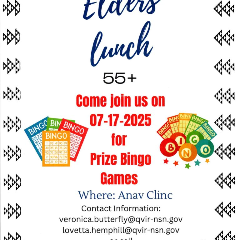 Elders Lunch flyer