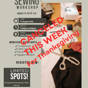 cancelled sewing class